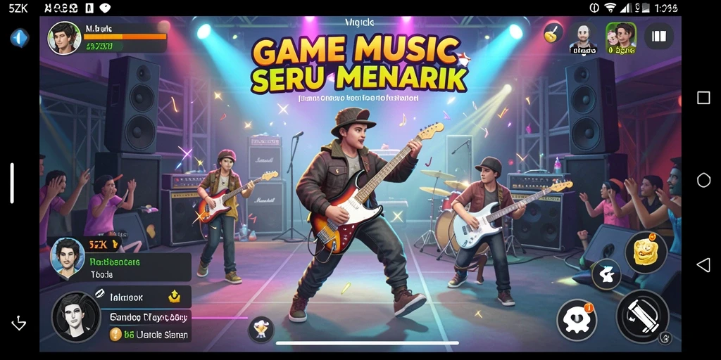 Screenshot gameplay 5ZK dengan tampilan menarik dan penuh warna.