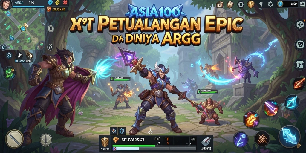 Tangkapan layar gameplay ASIA100 dengan aksi seru di dunia ARPG.