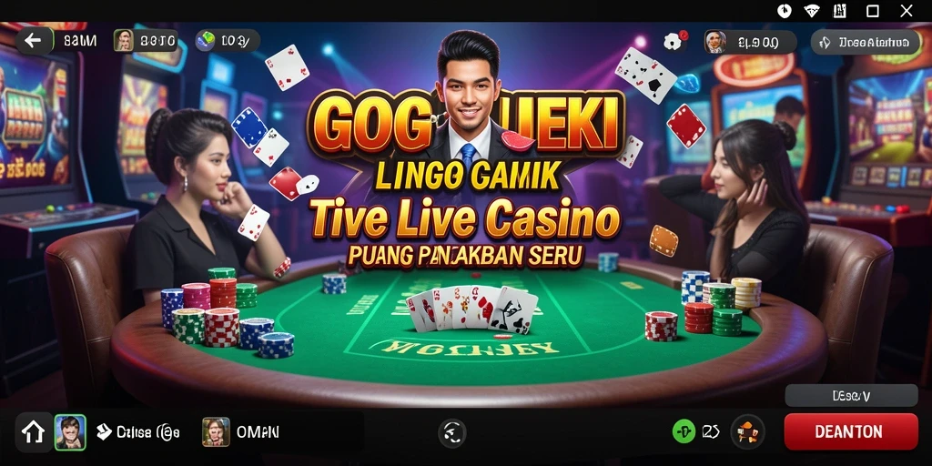 Tampilan interaktif yang menampilkan dealer langsung di GOGOREJEKI.