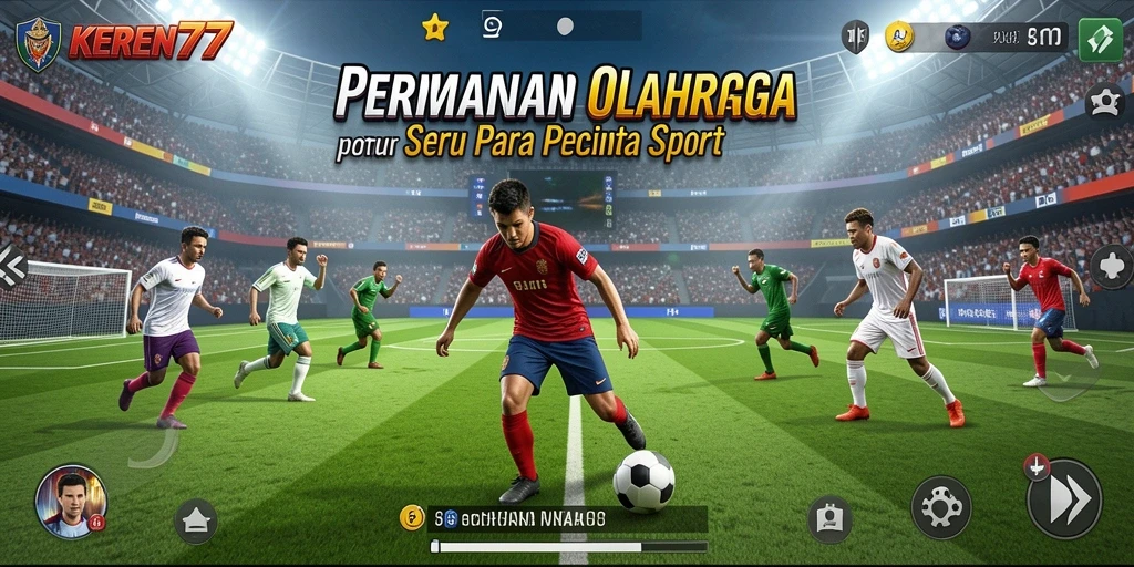 Tampilan menarik dari gameplay KEREN77 yang penuh aksi olahraga.