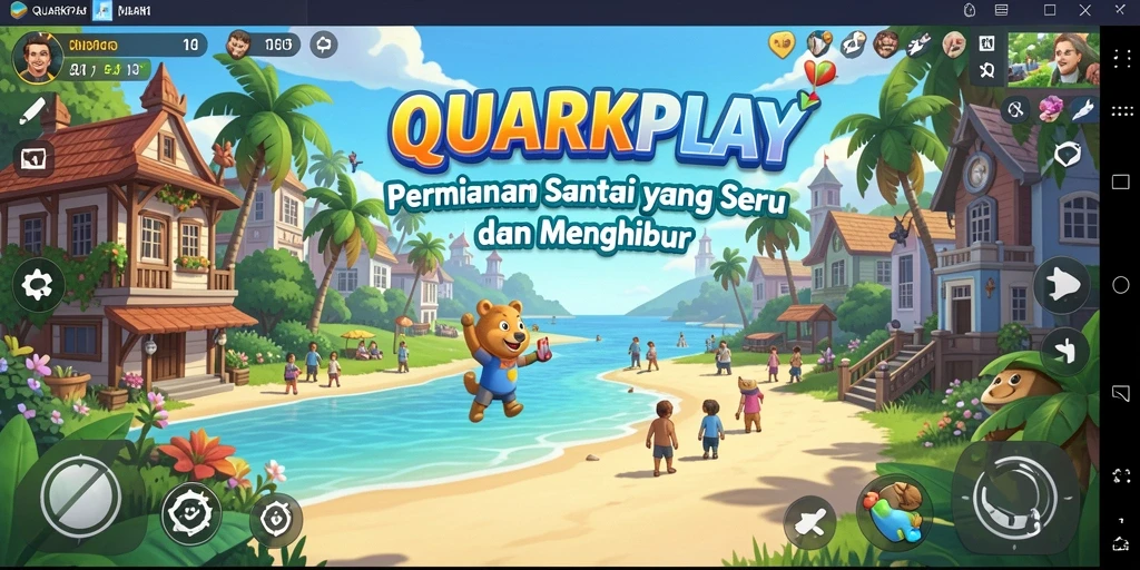 Tampilan menarik gameplay QUARKPLAY yang memukau.
